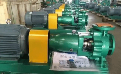 臥式耐腐蝕離心泵效率下降的原因分析